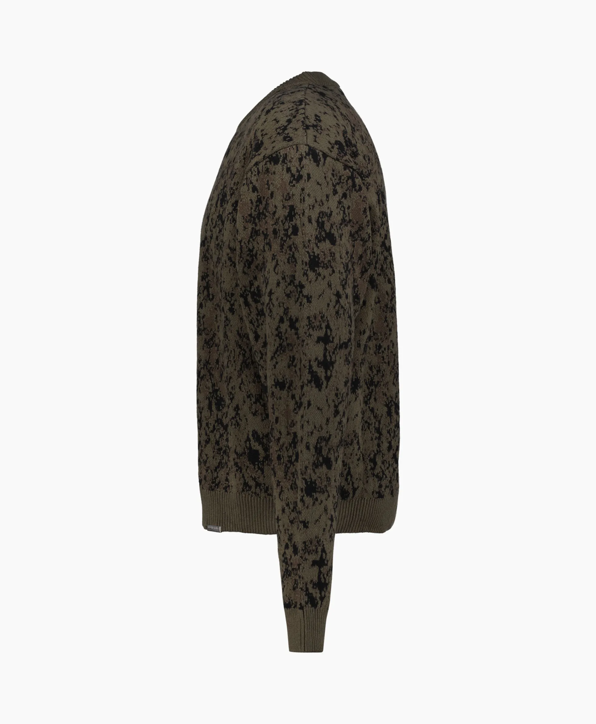 Cheap Gebreide Trui Camo Groen Heren Truien