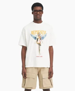 Store T-Shirt Korte Mouw Rebornoff White Heren T-Shirts