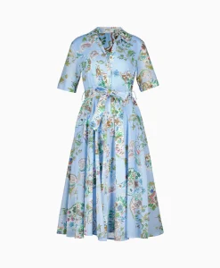 Best Jurk 346690-4129 Blauw Dessin Dames Jurken