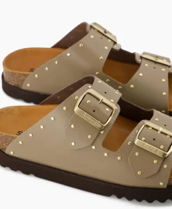 Cheap Sandaal F306131062 Taupe Dames Sandalen