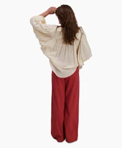 Discount Blouse Balloon Resort Beige Dames Blouses