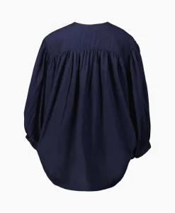 Hot Blouse Balloon Donker Blauw Dames Blouses