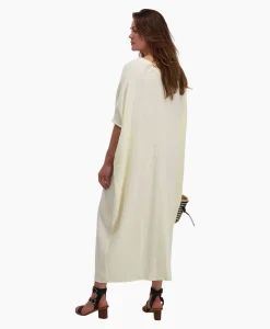 Discount Maxi Jurk Monoi Bamboo Licht Geel Dames Jurken