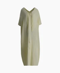 Discount Maxi Jurk Monoi Bamboo Licht Geel Dames Jurken