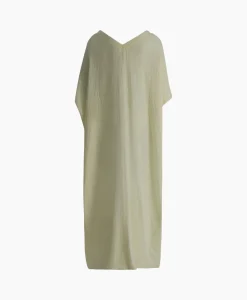 Discount Maxi Jurk Monoi Bamboo Licht Geel Dames Jurken