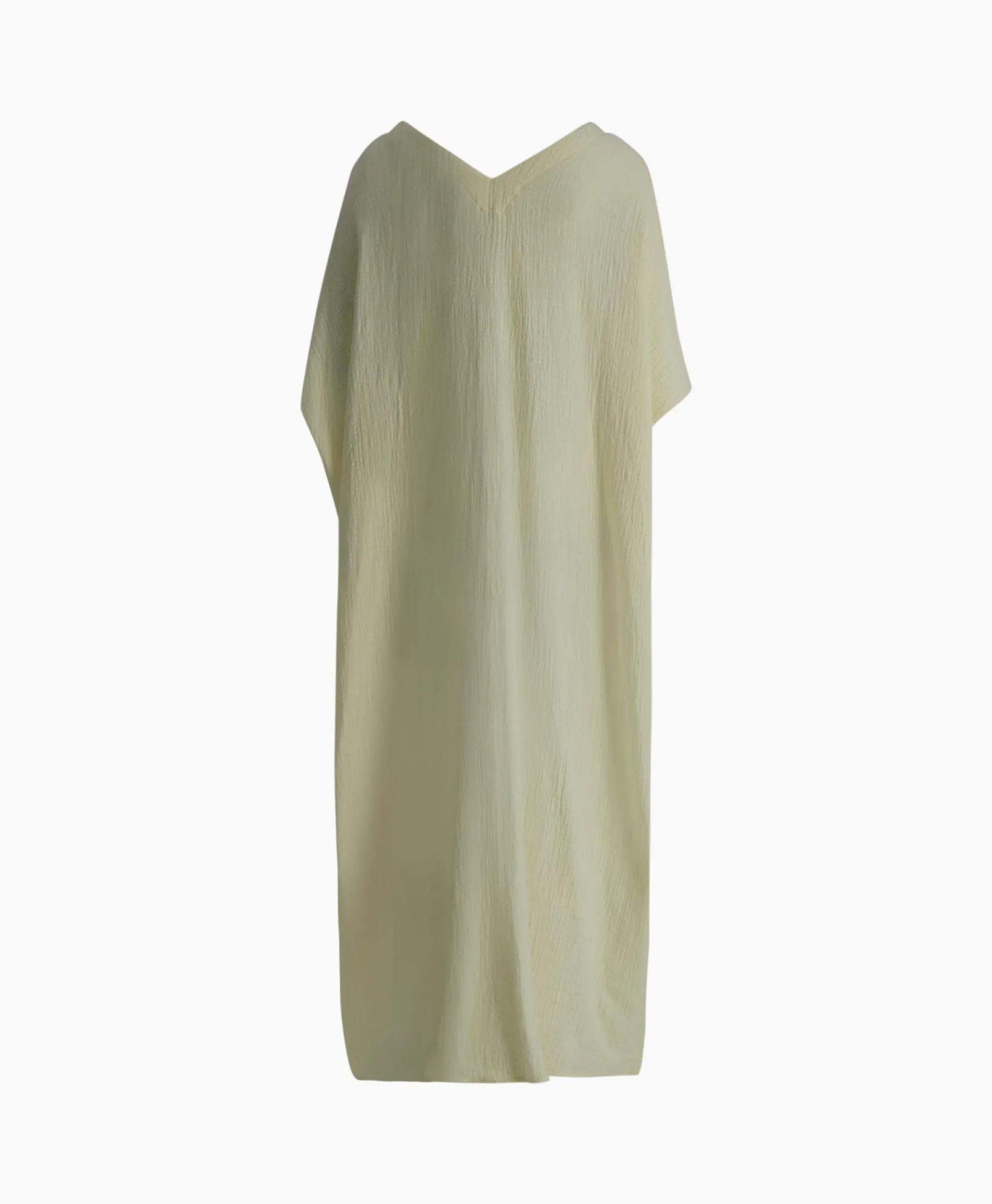 Discount Maxi Jurk Monoi Bamboo Licht Geel Dames Jurken