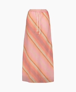 Cheap Maxi Rok Praia Multicolor Oranje Dames Rokken