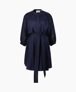 Cheap Mini Jurk Balloon Short Double Layered Donker Blauw Dames Jurken