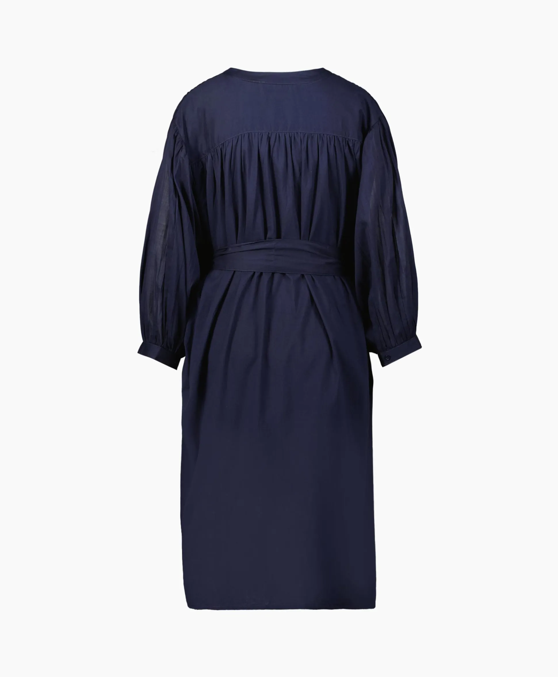 Cheap Mini Jurk Balloon Short Double Layered Donker Blauw Dames Jurken