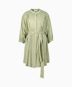 Shop Mini Jurk Balloon Short Double Layered Licht Groen Dames Jurken