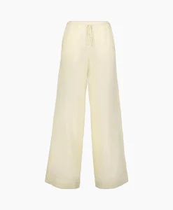 Fashion Pantalon Riley Bamboo Licht Geel Dames Broeken