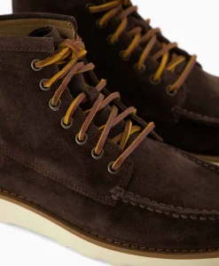 Shop Veterboot Tala High Oiled Suede Donker Bruin Heren Laarzen
