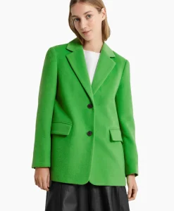 Cheap Blazer Sasja Wool B Groen Dames Blazers