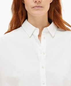 Store Blouse Dina-Sanni Ls Shirt Noos Wit Dames Blouses