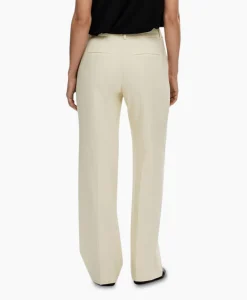Outlet Broek Rita Mw Wide Pant Birch B Off White Dames Broeken