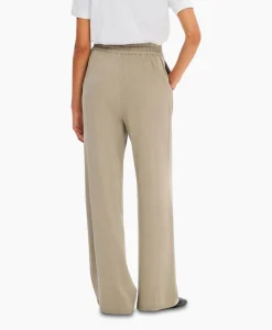 Cheap Broek Viva-Gulia Mw Long Linen Pant No Licht Grijs Dames Broeken