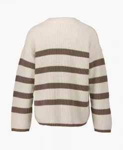 Discount Gebreide Trui Bloomie Ls Knit O-Neck B Noos Beige Dames Truien