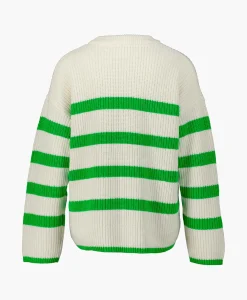 Store Gebreide Trui Bloomie Ls Knit O-Neck B Noos Off White Dames Truien