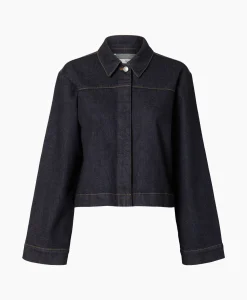 Cheap Jack Lisa Boxy Denim Jacket D2 Donker Blauw Dames Jassen