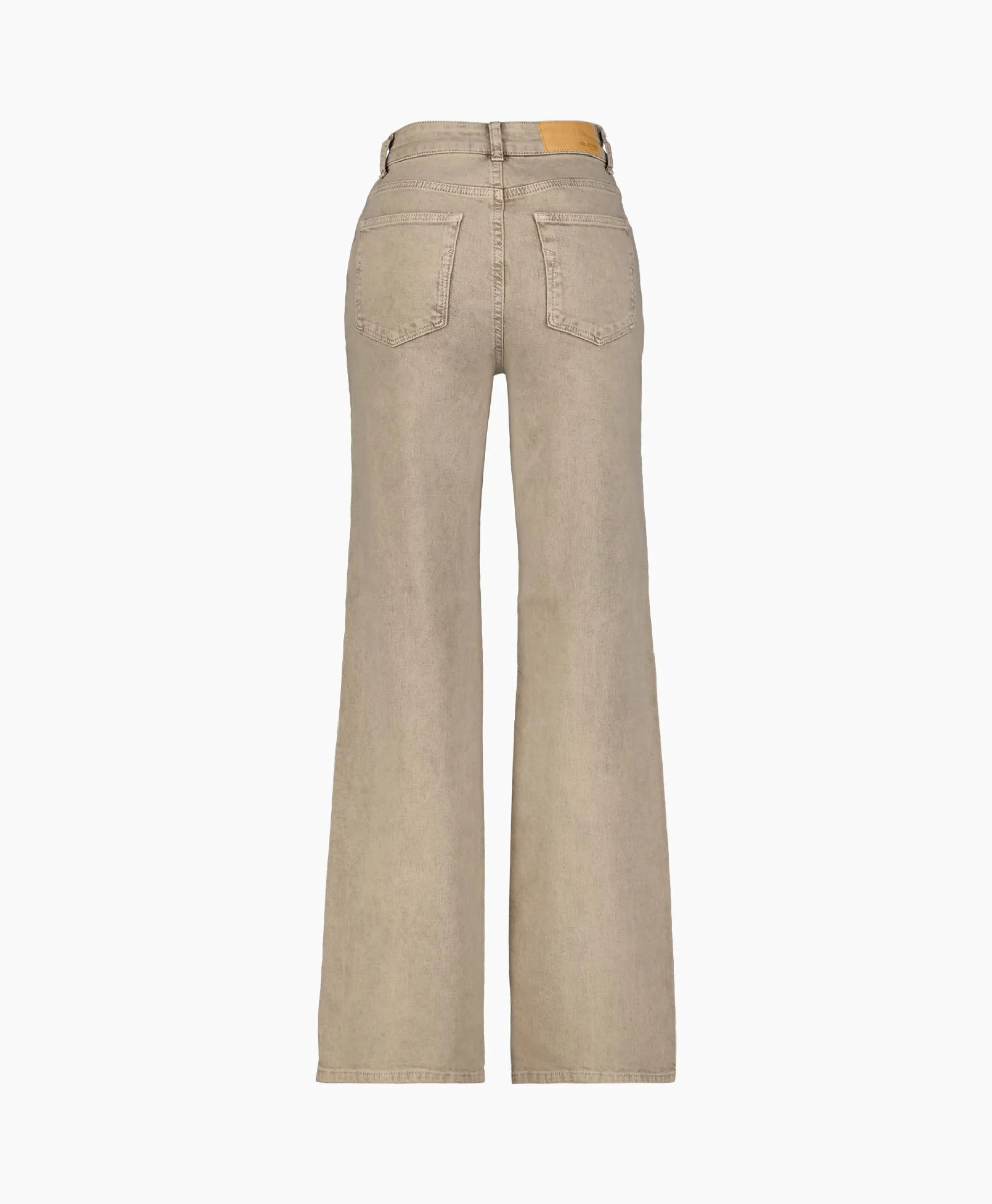 Cheap Jeans Alice-Cora Hw Latte Denim Wide J Beige Dames Broeken