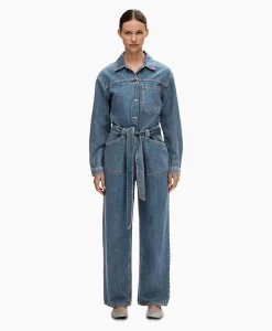 Clearance Jumpsuit Marley Ls Mid Blue Denim Jumpsui Jeans Dames Jumpsuits