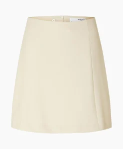 Discount Minirok Rita Mw Short Skirt Birch Off White Dames Rokken
