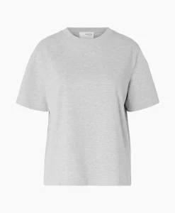 Cheap T-Shirt Essential Ssboxy Tee Noos Licht Grijs Dames T-Shirts & Tops