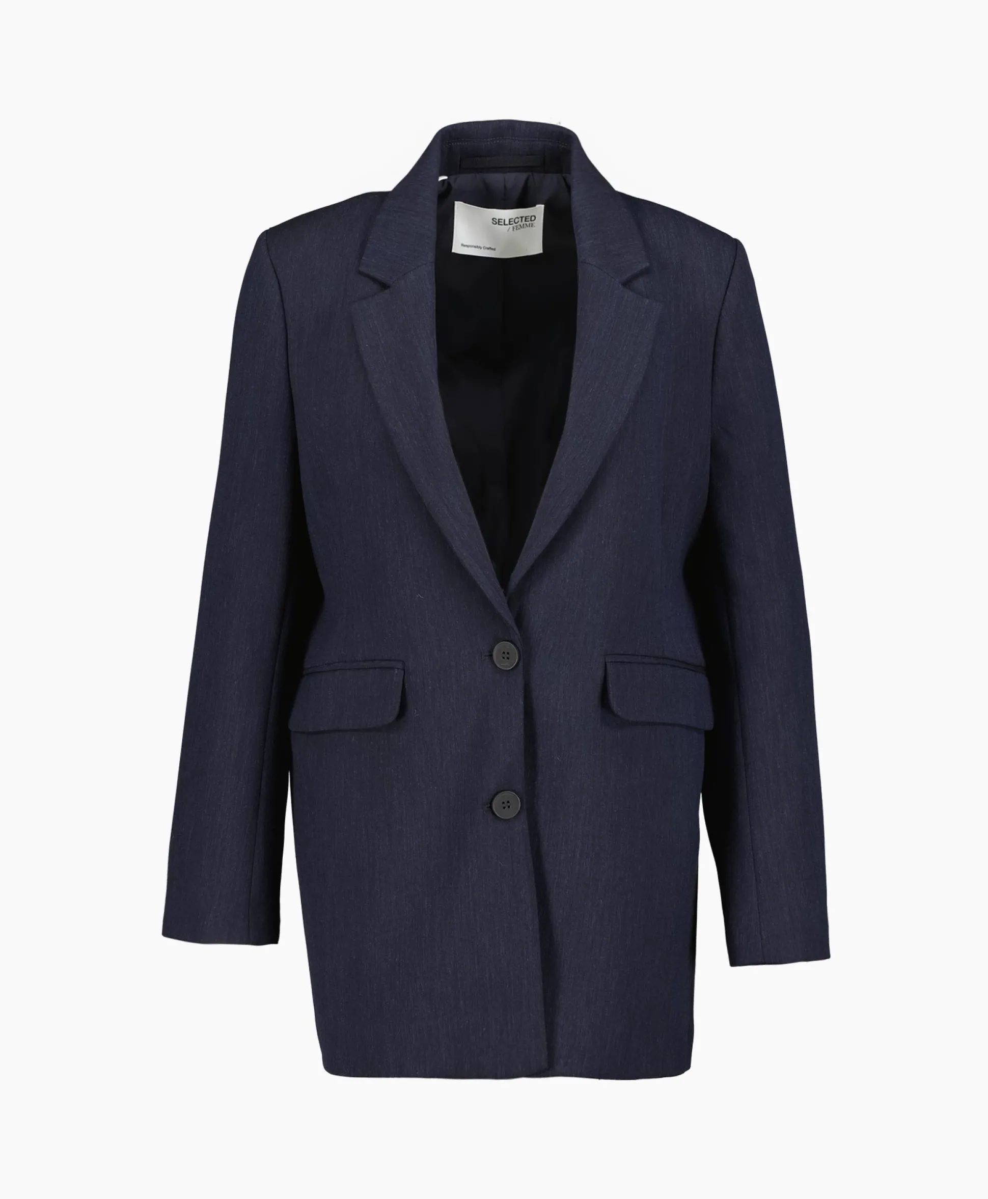 Online Jasje Rita Ls Relaxed Blazer D Sapdonker Blauw Dames Blazers