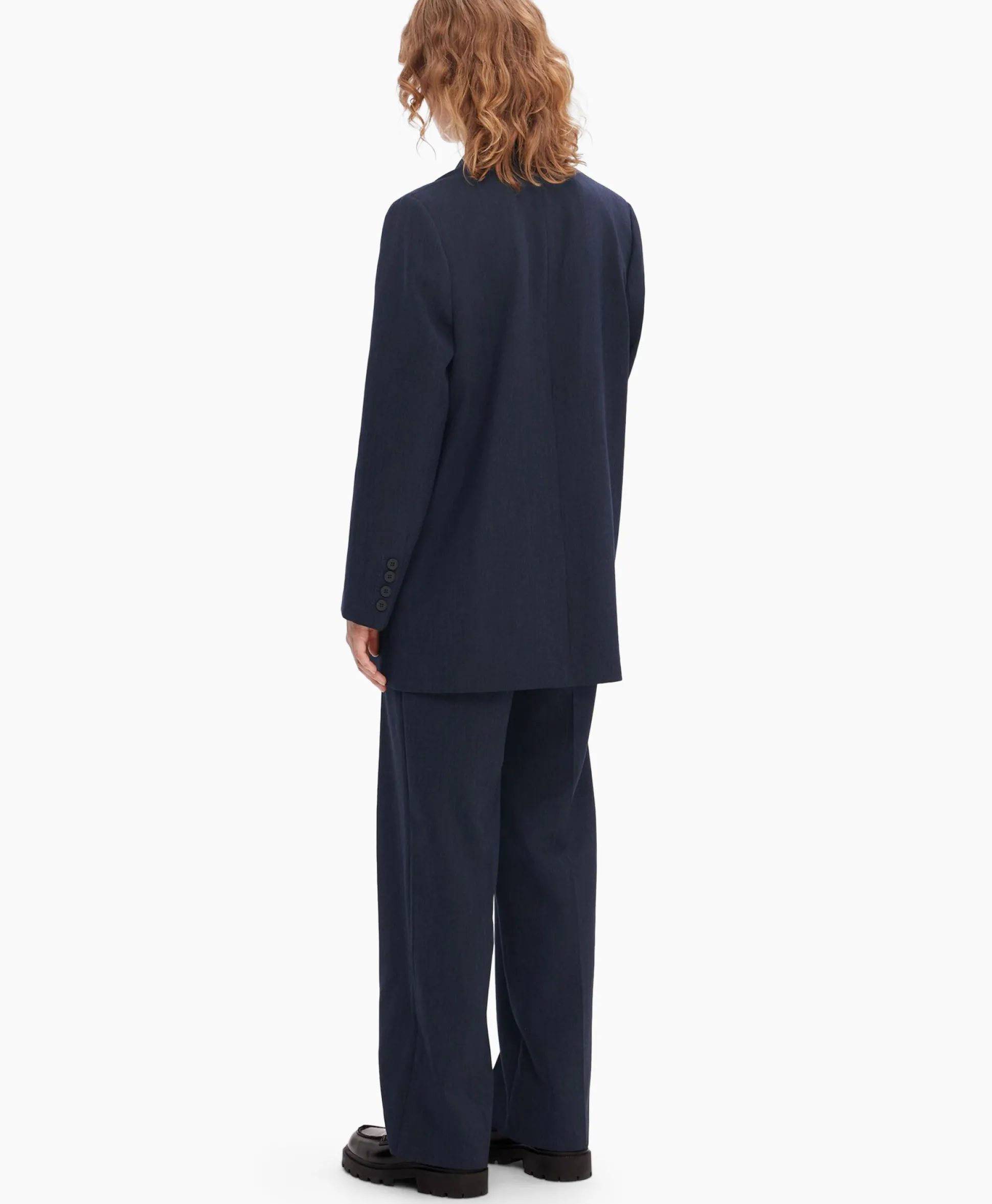 Online Jasje Rita Ls Relaxed Blazer D Sapdonker Blauw Dames Blazers