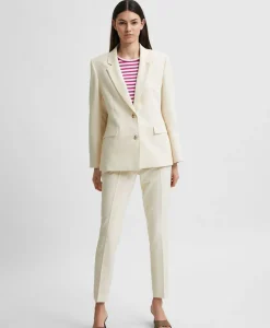 Cheap Jasje Rita Classic Blazer Birch B Off White Dames Blazers