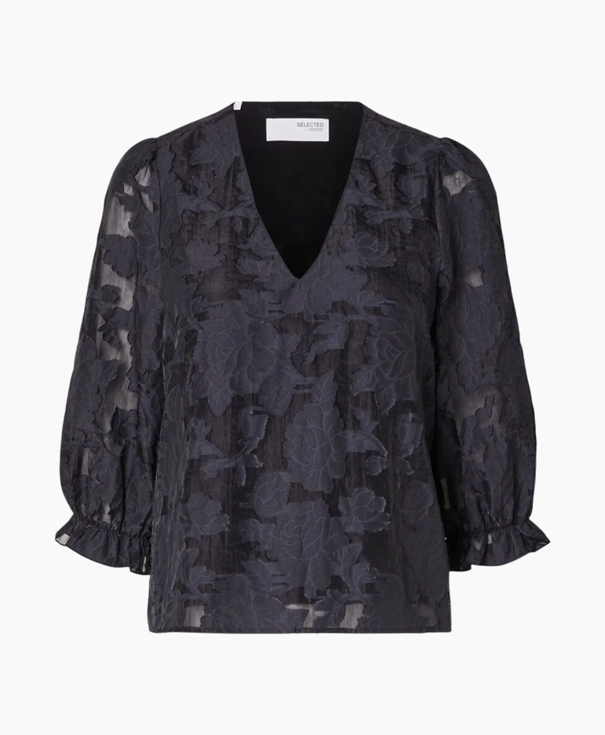 Best Top Cathi-Sadie 3/4 Ff Donker Blauw Dames T-Shirts & Tops