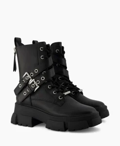 Flash Sale Enkellaars Traction Zwart Dames Laarzen