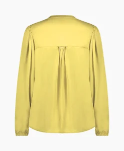 Cheap Blouse Birdie Ls Satin Geel Dames Blouses