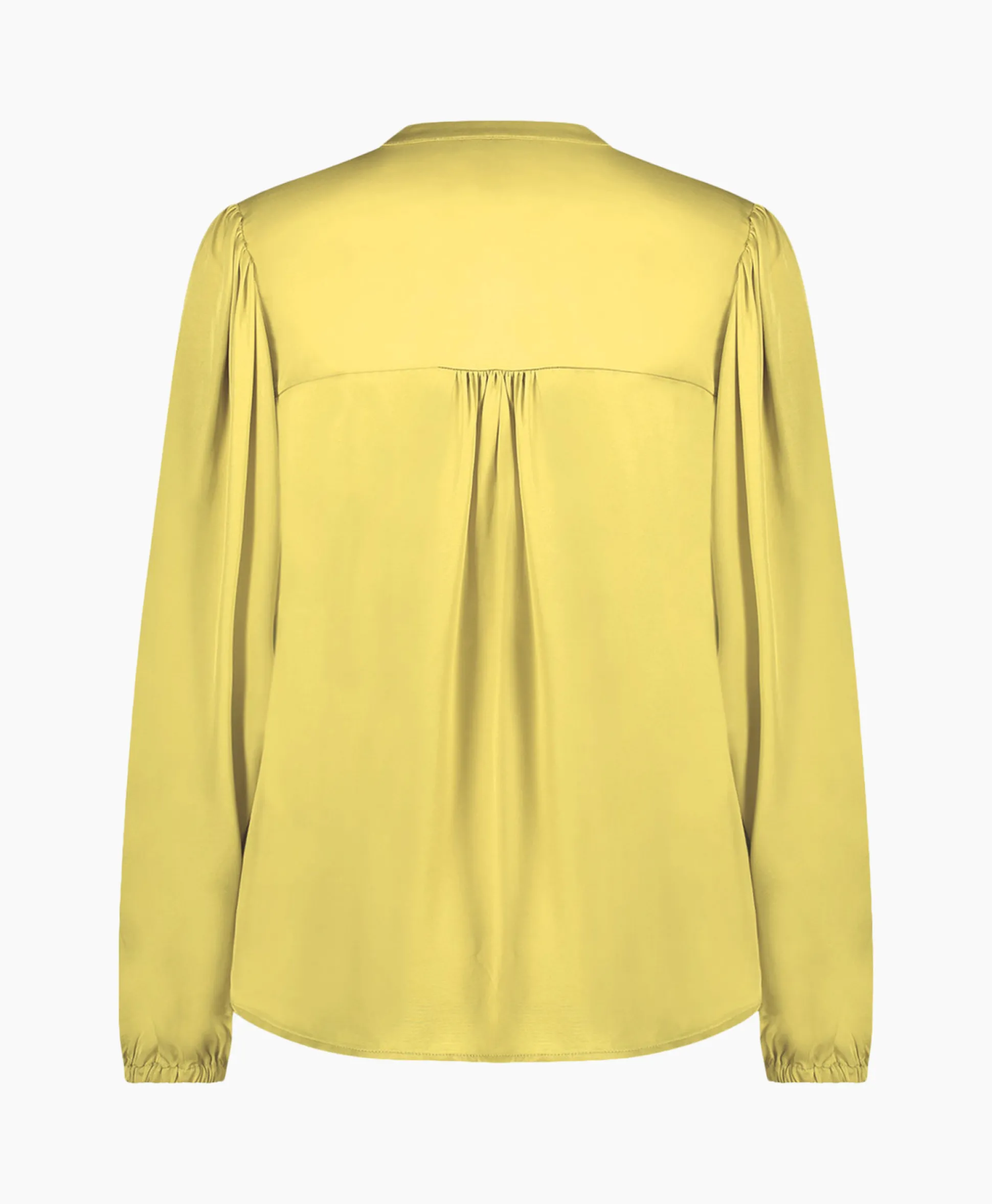 Cheap Blouse Birdie Ls Satin Geel Dames Blouses