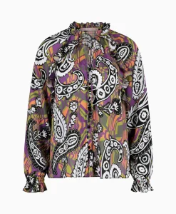 Online Blouse Revelin Voile Paisley Combo L Dames Blouses