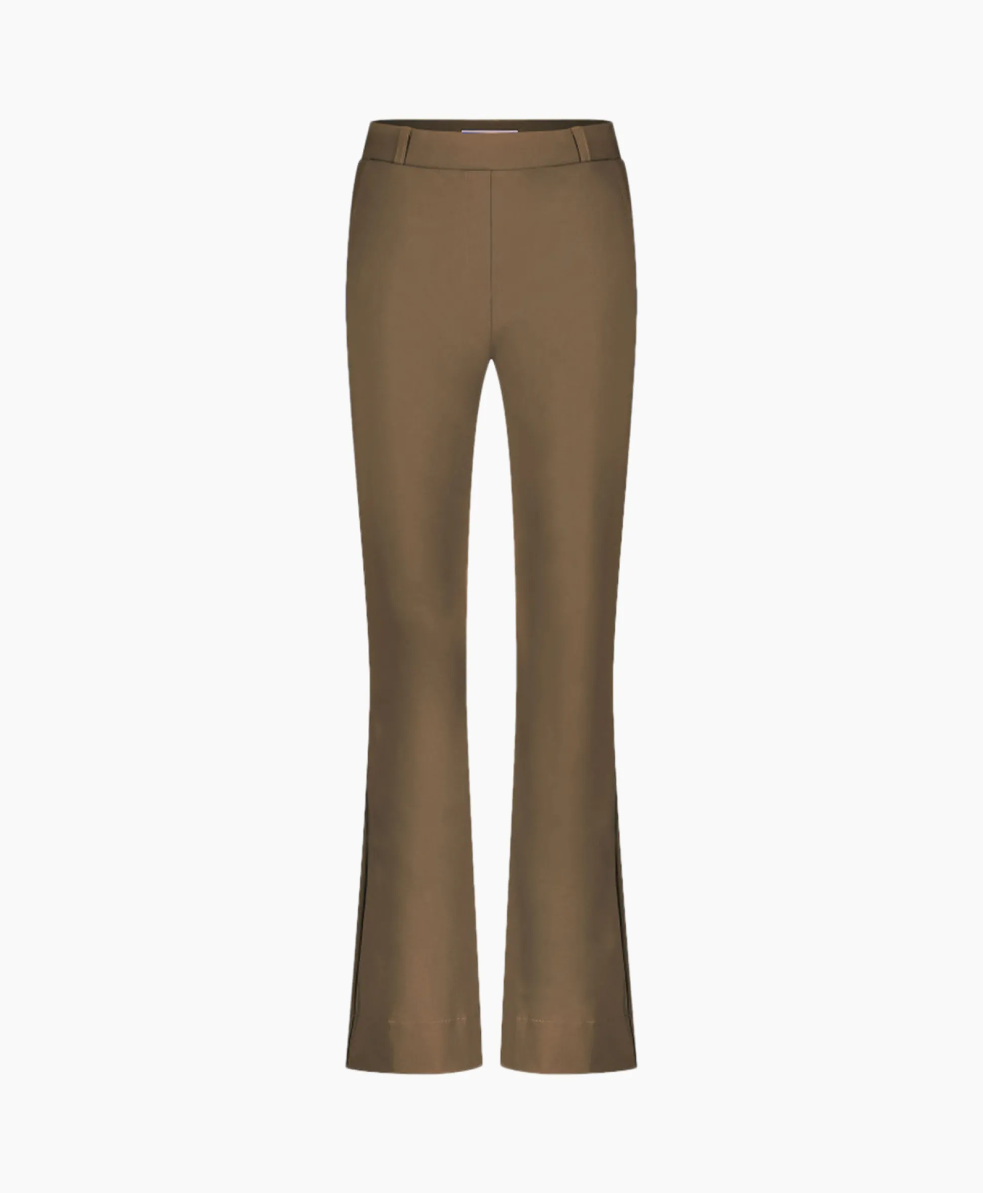 Online Broek Flair Bonded Trousers Bruin Dessin Dames Broeken