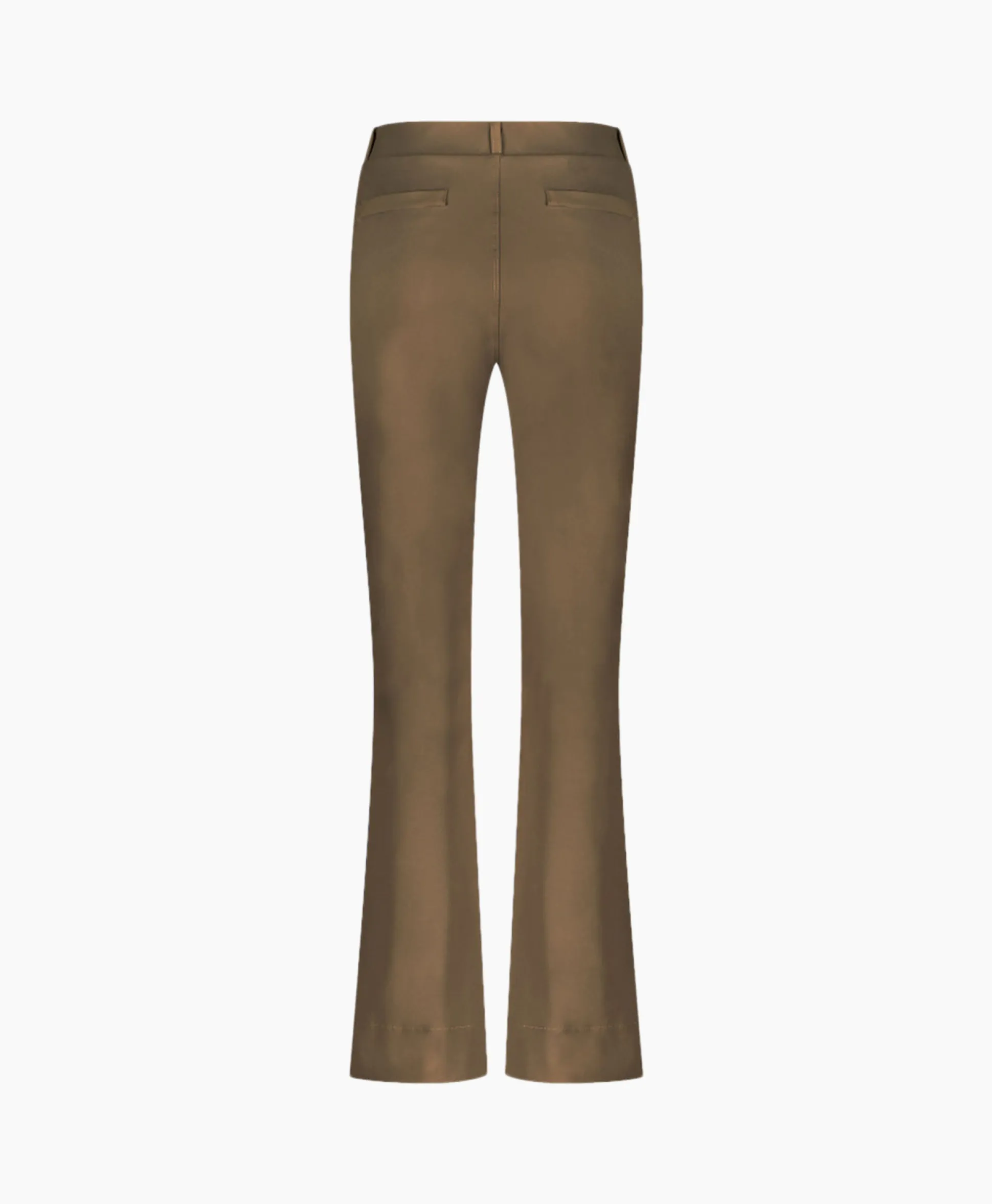 Online Broek Flair Bonded Trousers Bruin Dessin Dames Broeken