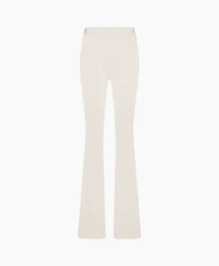 Outlet Broek Flair Long Shiny Bnd Trousers Off White Dames Broeken