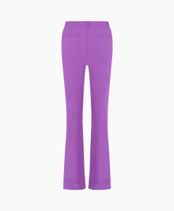 Cheap Broek Flair Bonded Trousers Paars Dames Broeken
