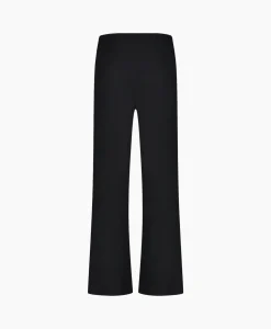 Sale Broek Jessy Bonded Button Trousers Zwart Dessin Dames Broeken