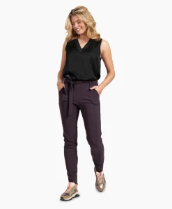Flash Sale Broek Katlyn Bonded Trousers Bruin Dames Broeken