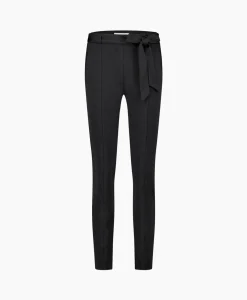Clearance Broek Katlyn Shiny Bnd Trousers Zwart Dames Broeken