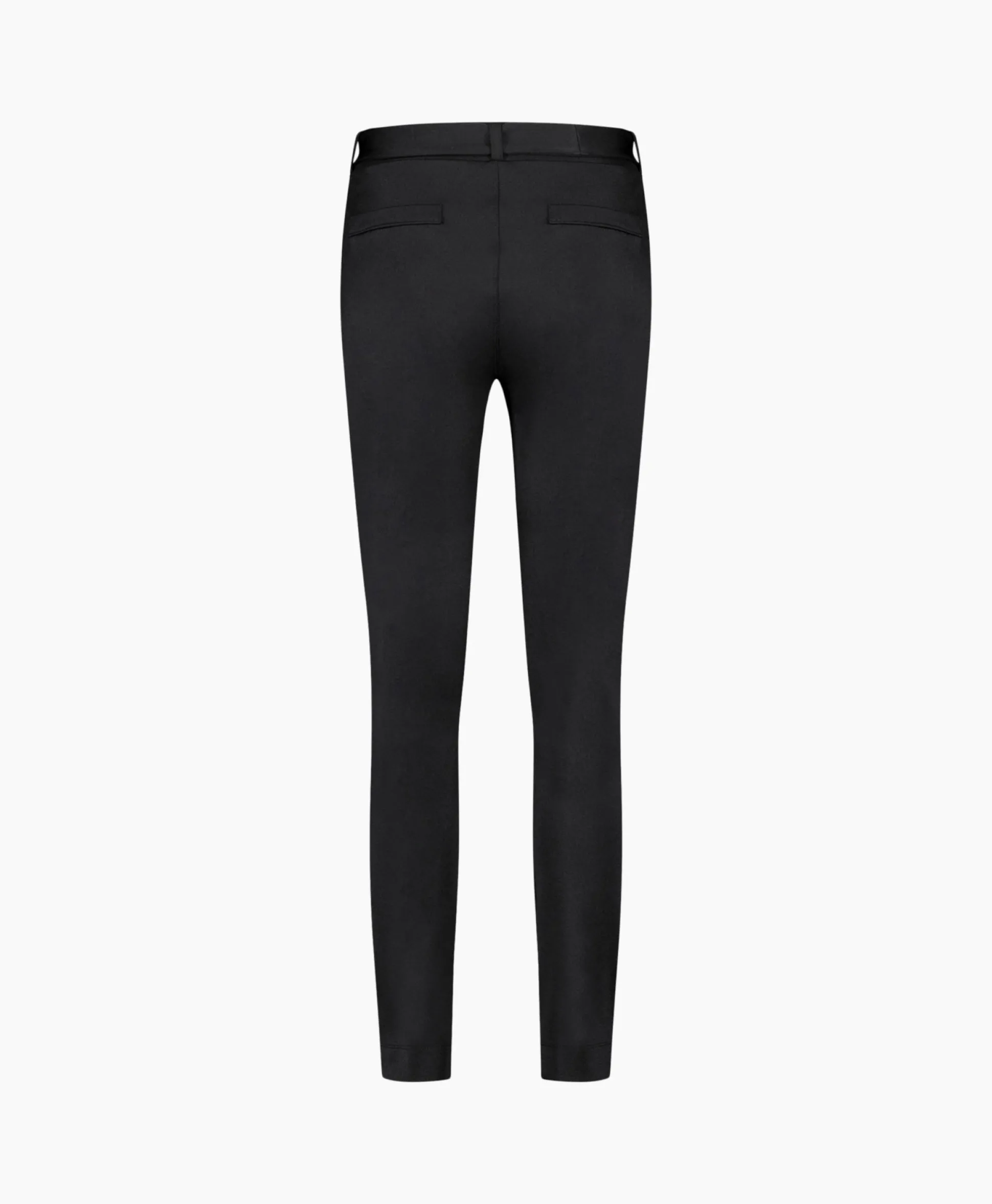 Clearance Broek Katlyn Shiny Bnd Trousers Zwart Dames Broeken