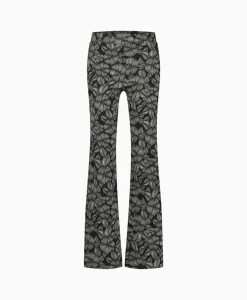 Best Sale Broek Marilon Flower Trousers Zand Dames Broeken
