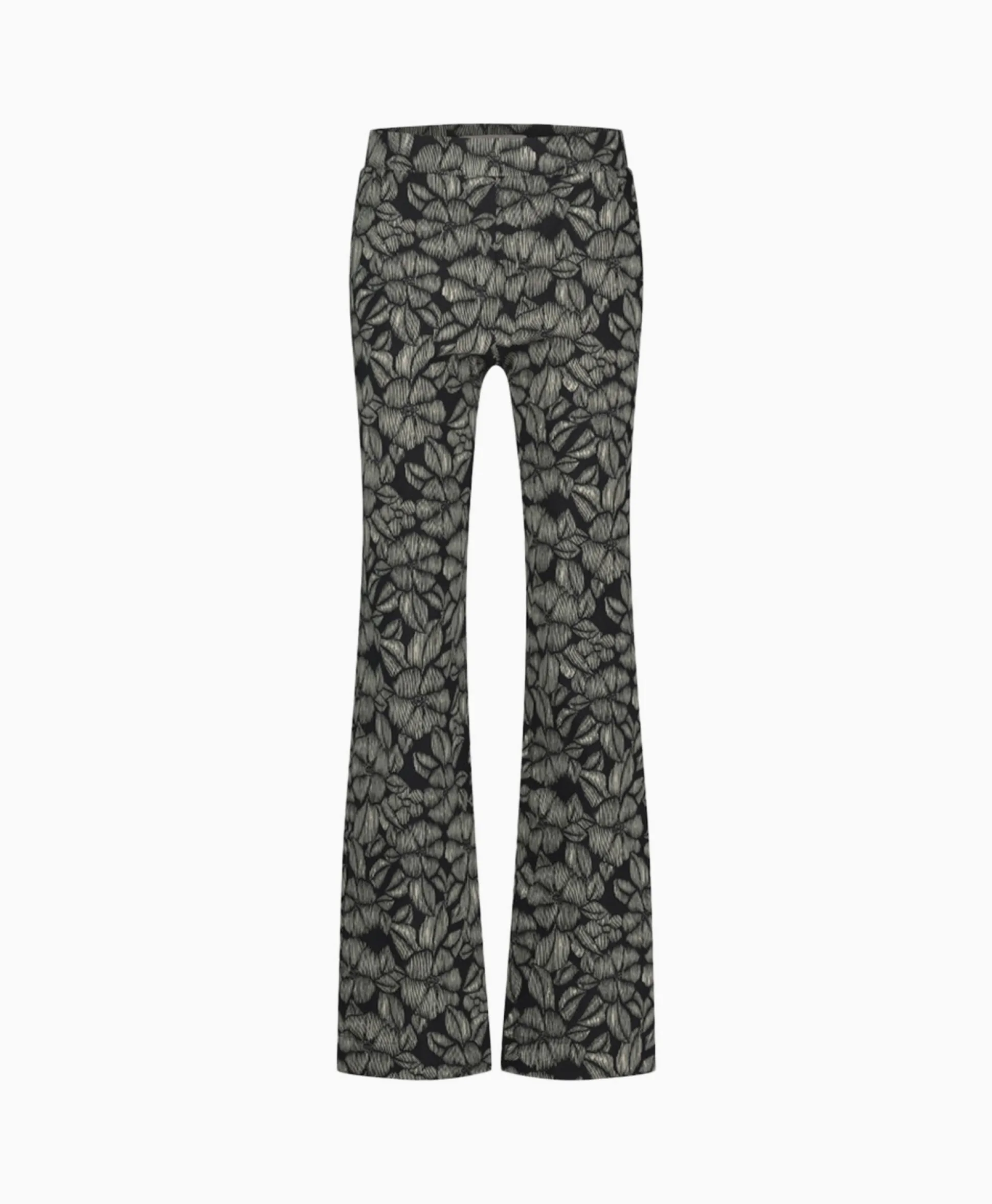 Best Sale Broek Marilon Flower Trousers Zand Dames Broeken