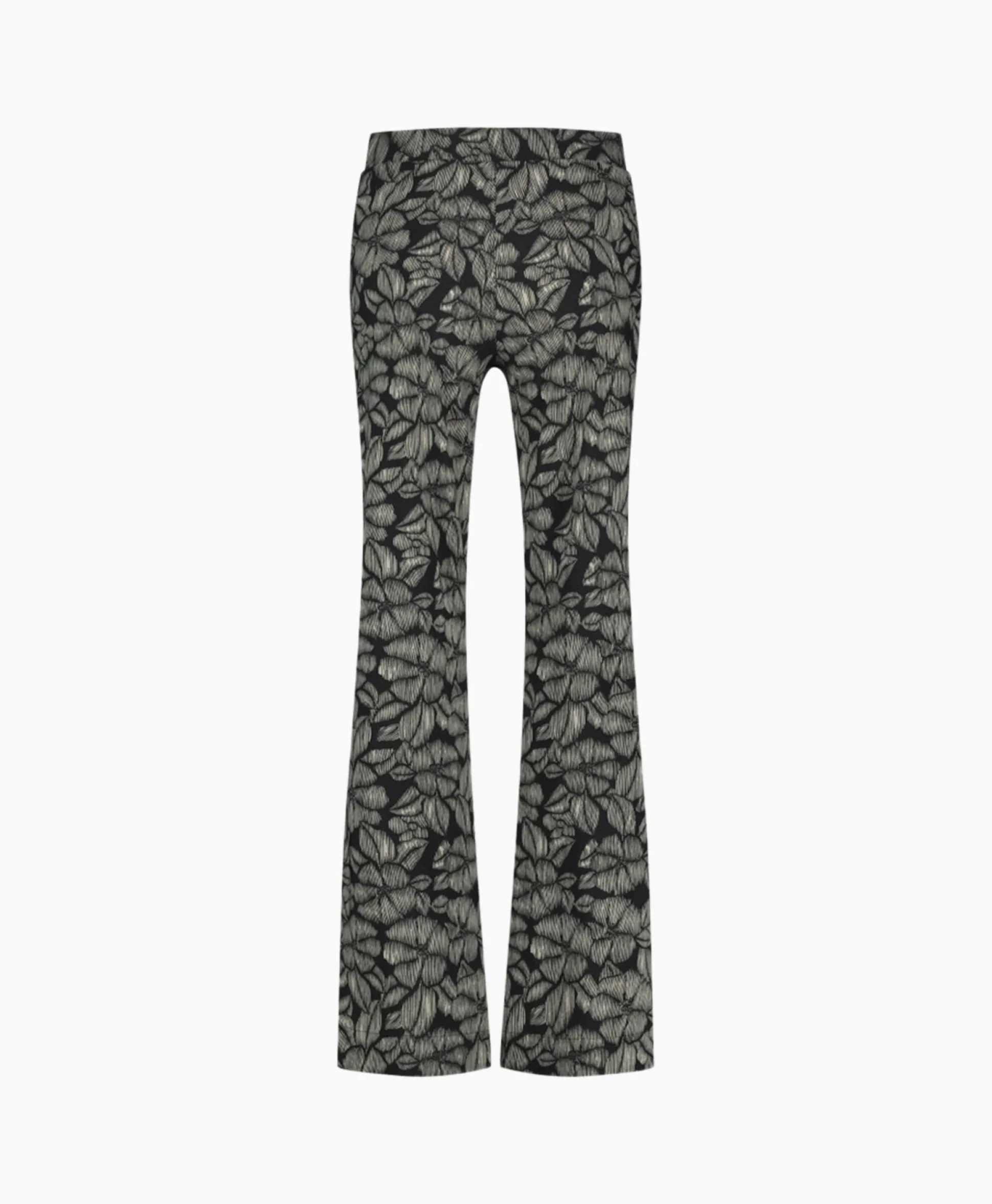 Best Sale Broek Marilon Flower Trousers Zand Dames Broeken