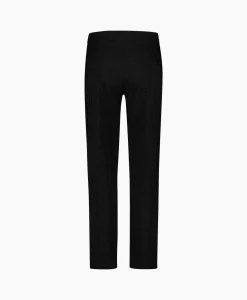 Online Broek Mira Ornament Jacquard Trousers Zwart Dames Broeken