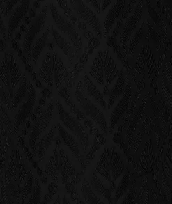 Online Broek Mira Ornament Jacquard Trousers Zwart Dames Broeken