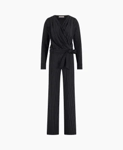 Online Jumpsuit Malia Pinstripe Zwart Dessin Dames Jumpsuits