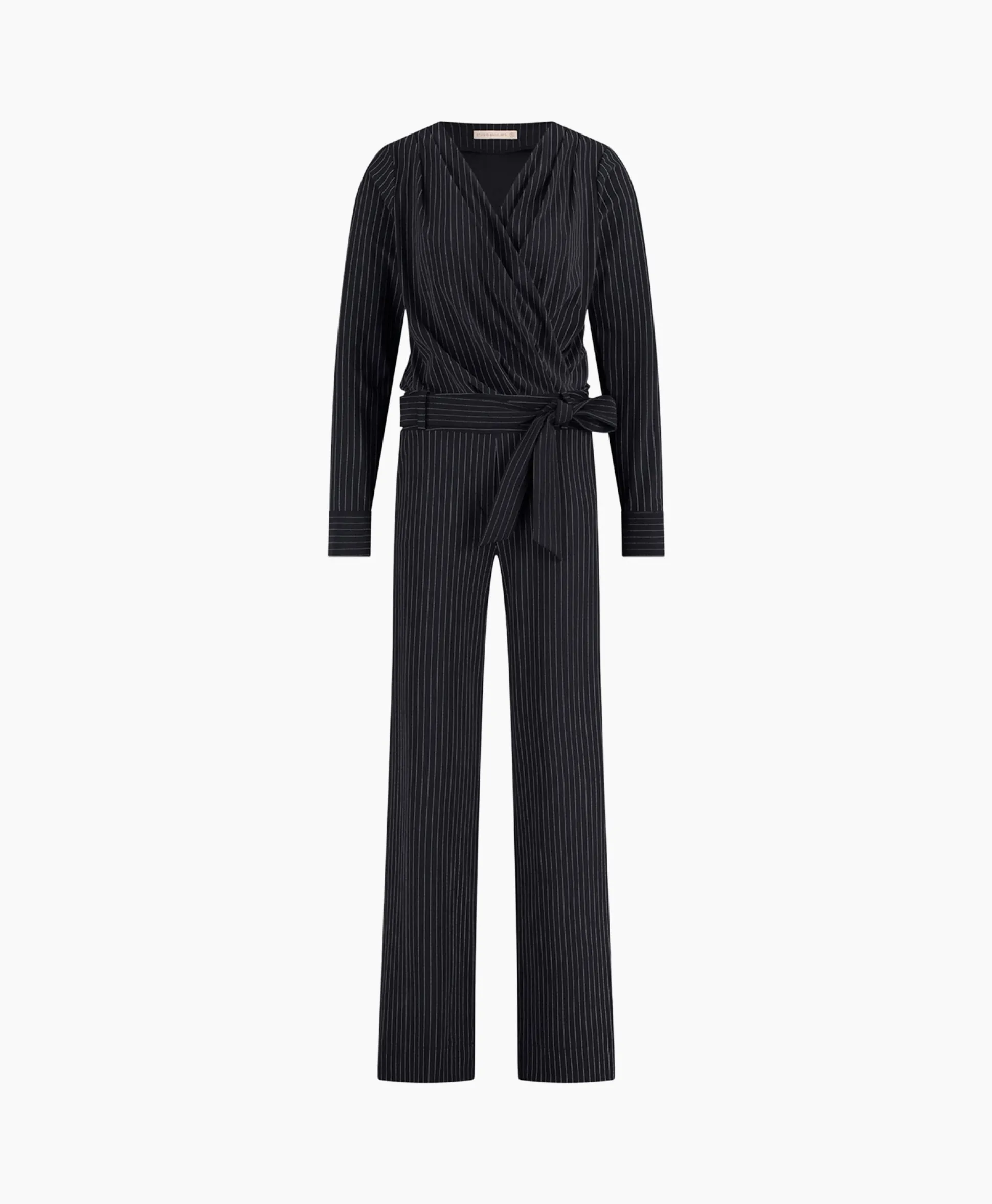 Online Jumpsuit Malia Pinstripe Zwart Dessin Dames Jumpsuits